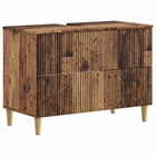 Badkamer wastafelkast ARNHEM Oud hout 82 x 41 x 59 cm