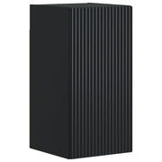 Badkamer wandkast 30x31x59 cm zwart bewerkt hout