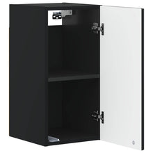Badkamer wandkast ARNHEM Zwart 30 x 31 x 59 cm Bewerkt hout