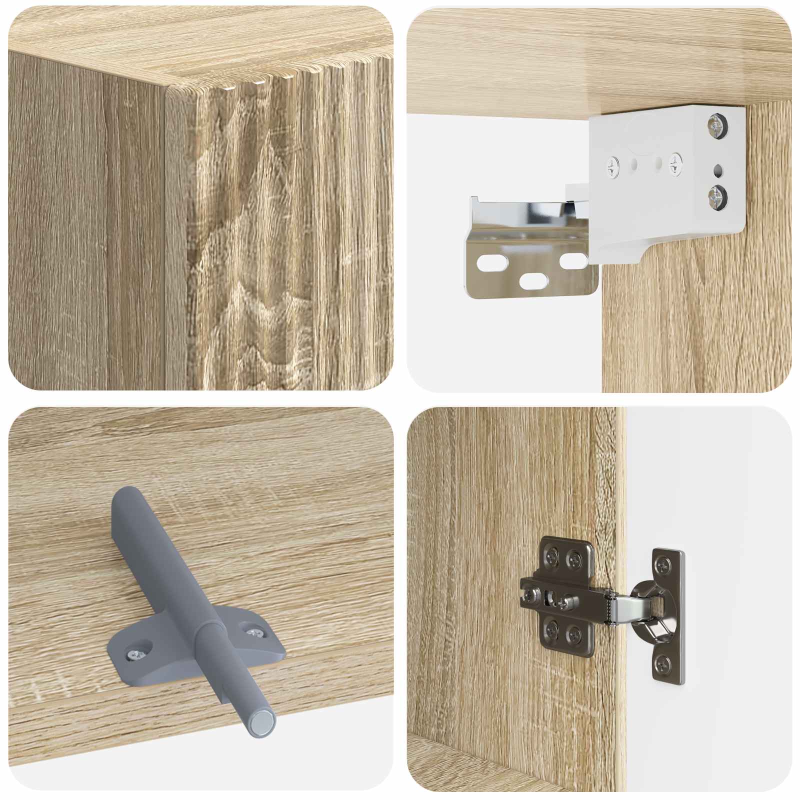 Badkamer wandkast ARNHEM Sonoma Eiken 30 x 31 x 59 cm