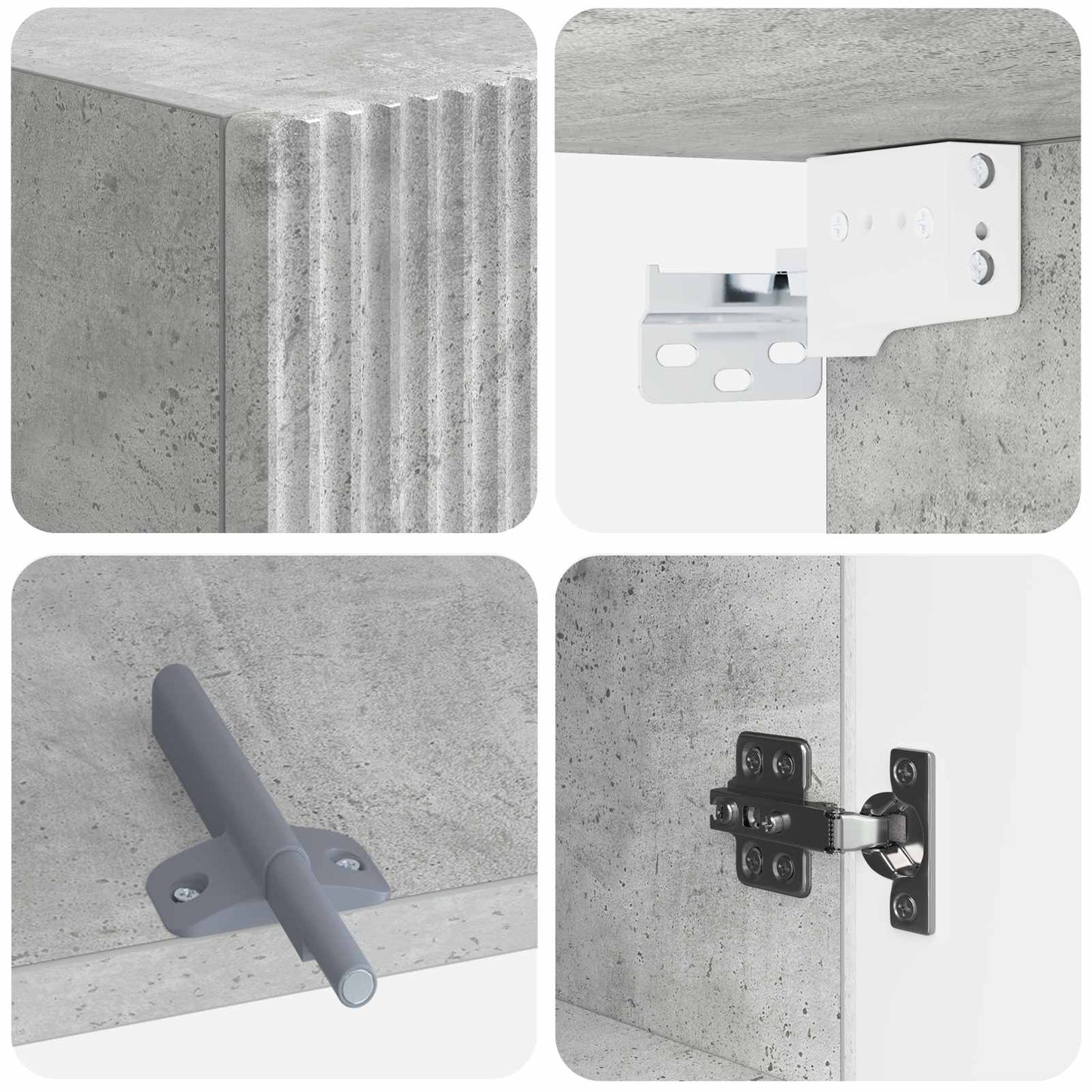 Badkamer wandkast ARNHEM Betongrijs 30 x 31 x 59 cm