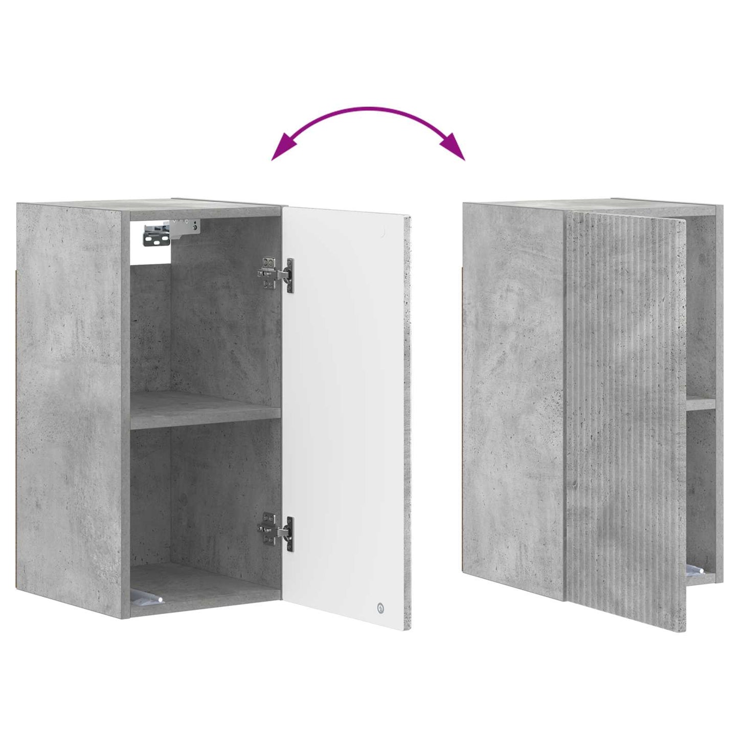 Badkamer wandkast ARNHEM Betongrijs 30 x 31 x 59 cm