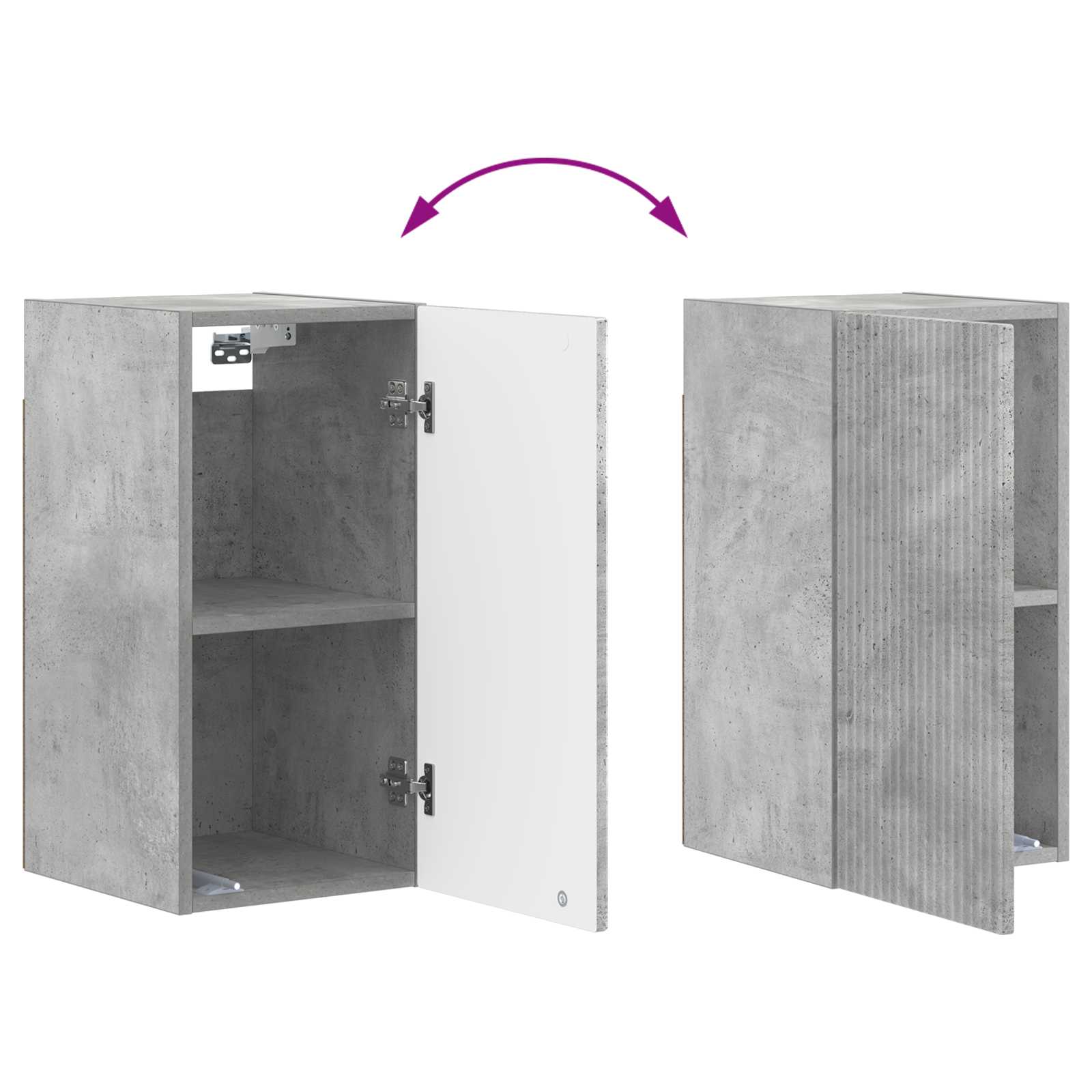 Badkamer wandkast ARNHEM Betongrijs 30 x 31 x 59 cm