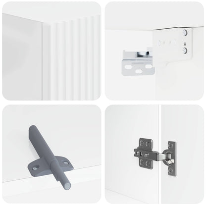 Badkamer wandkast ARNHEM Hoogglans Wit 30 x 31 x 59 cm