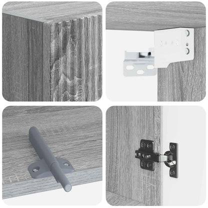 Badkamer wandkast ARNHEM Grijs Sonoma 30 x 31 x 59 cm
