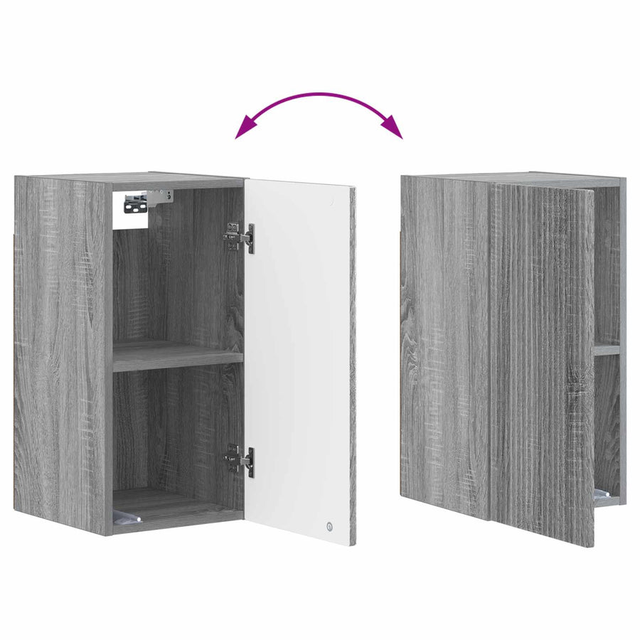 Badkamer wandkast ARNHEM Grijs Sonoma 30 x 31 x 59 cm