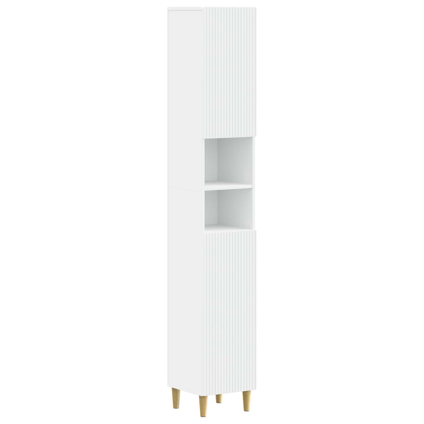 Badkamerkast met Open Plank ARNHEM Wit 30 x 31 x 190 cm