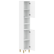 Badkamerkast met Open Plank ARNHEM Wit 30 x 31 x 190 cm