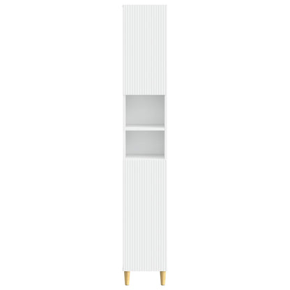 Badkamerkast met Open Plank ARNHEM Wit 30 x 31 x 190 cm