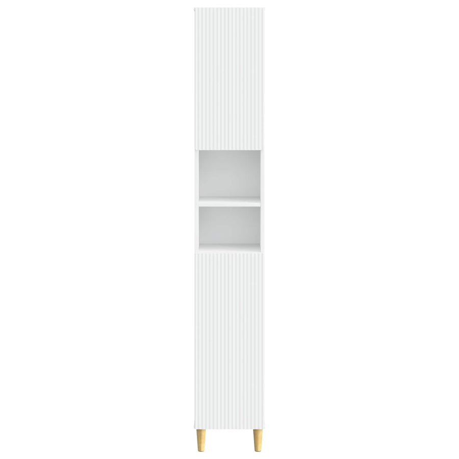 Badkamerkast met Open Plank ARNHEM Wit 30 x 31 x 190 cm