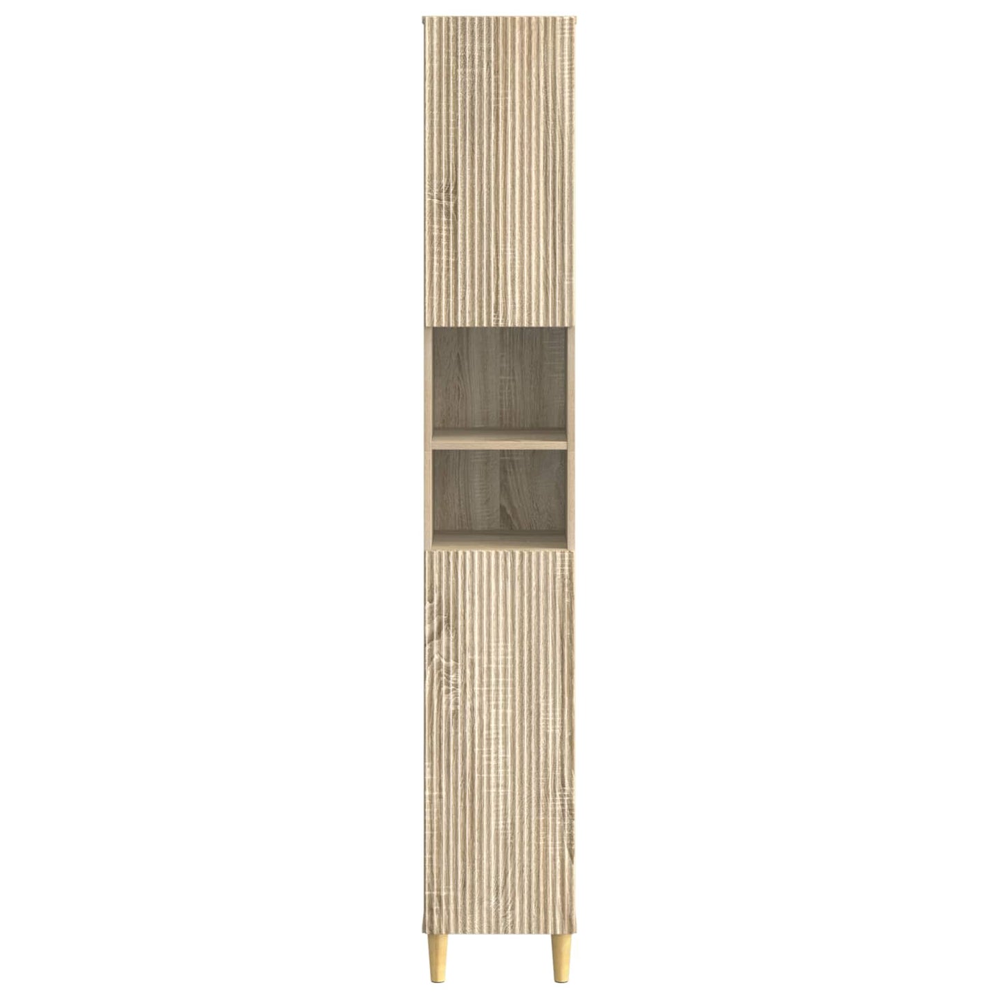 Badkamerkast met Open Plank ARNHEM Sonoma Eiken