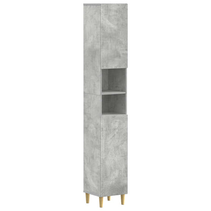 Badkamerkast met Open Plank ARNHEM Betongrijs 30 x 31 x 190 cm