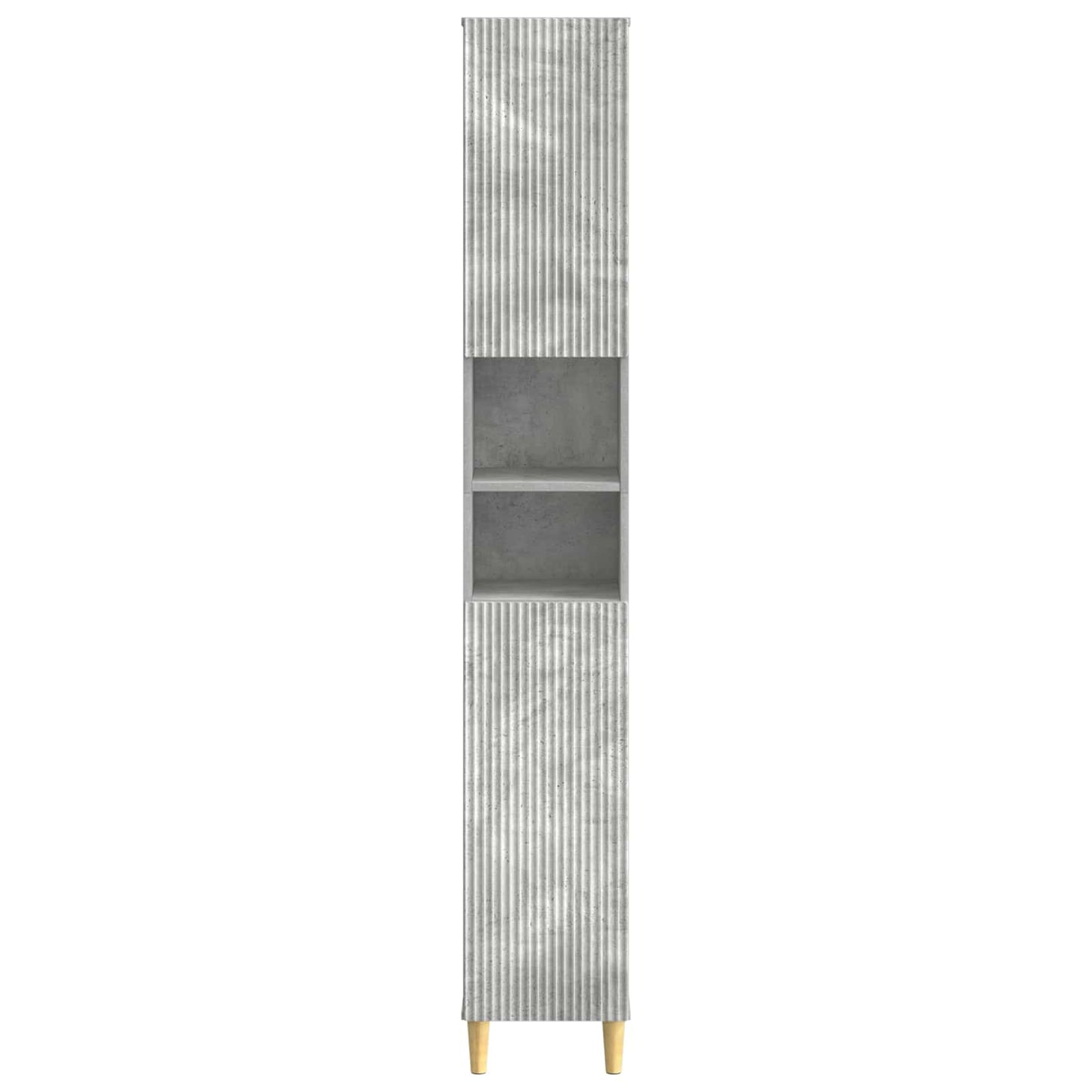 Badkamerkast met Open Plank ARNHEM Betongrijs 30 x 31 x 190 cm