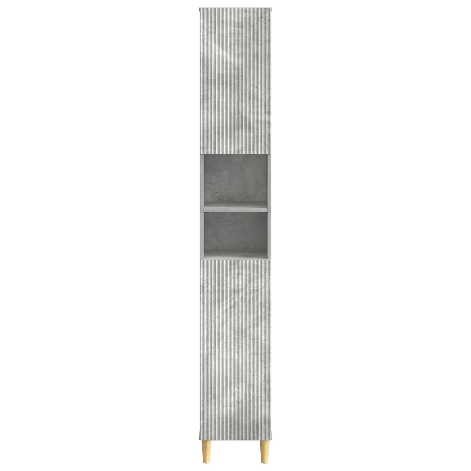 Badkamerkast met Open Plank ARNHEM Betongrijs 30 x 31 x 190 cm
