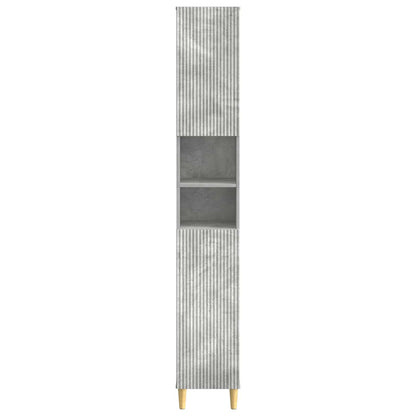 Badkamerkast met Open Plank ARNHEM Betongrijs 30 x 31 x 190 cm