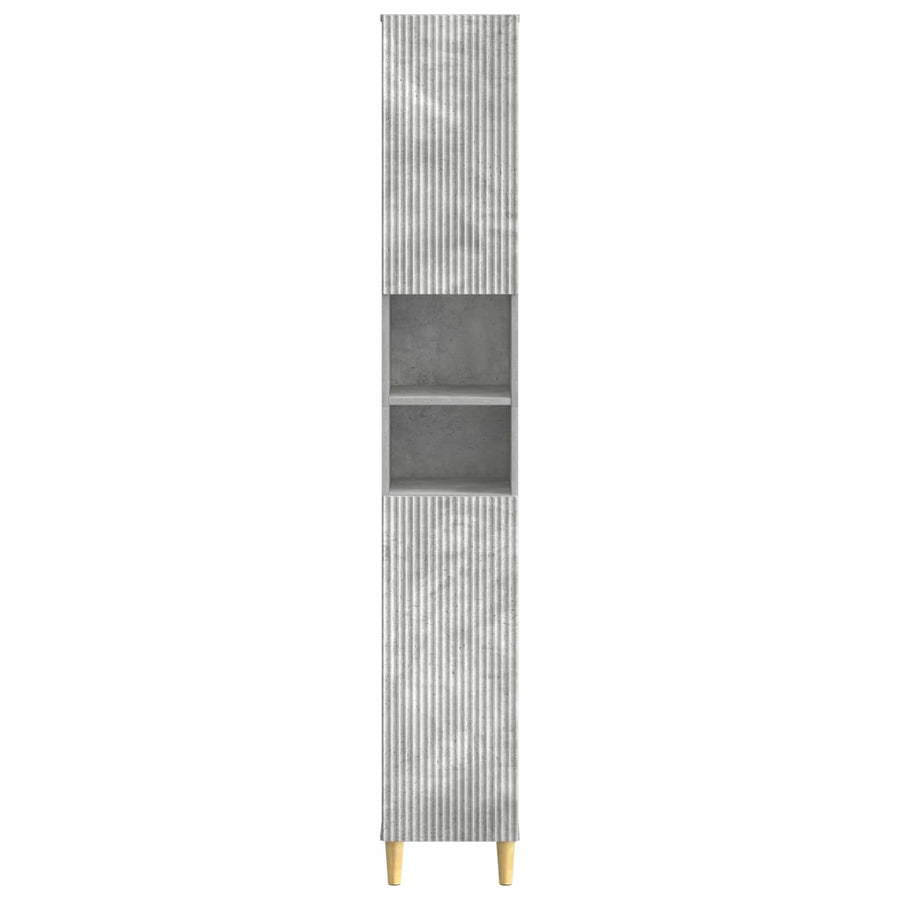 Badkamerkast met Open Plank ARNHEM Betongrijs 30 x 31 x 190 cm