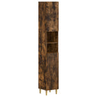 Badkamerkast 30x31x190 cm gerookt eiken