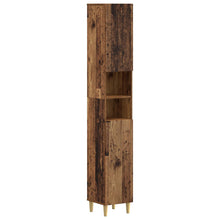 Badkamerkast met Open Plank ARNHEM Oud hout 30 x 31 x 190 cm
