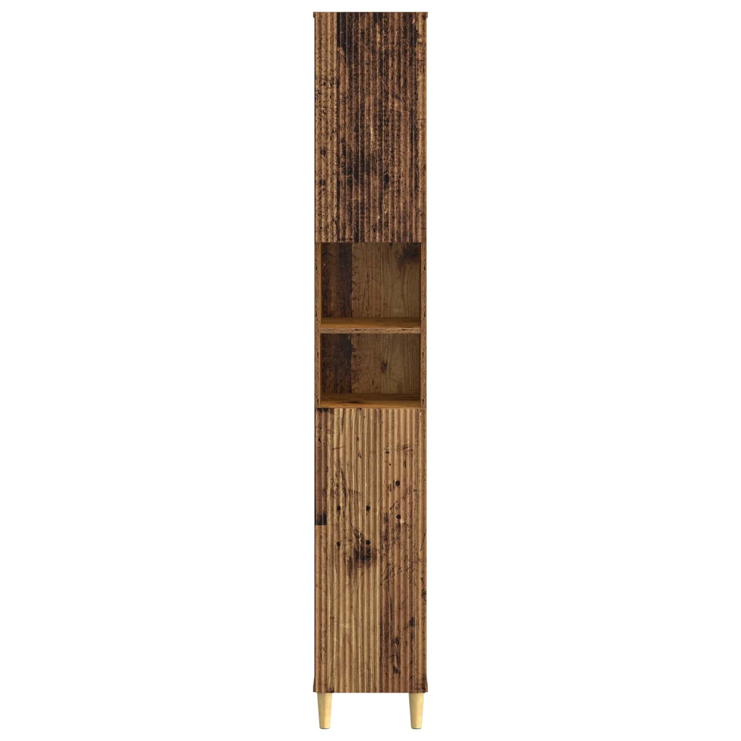 Badkamerkast met Open Plank ARNHEM Oud hout 30 x 31 x 190 cm