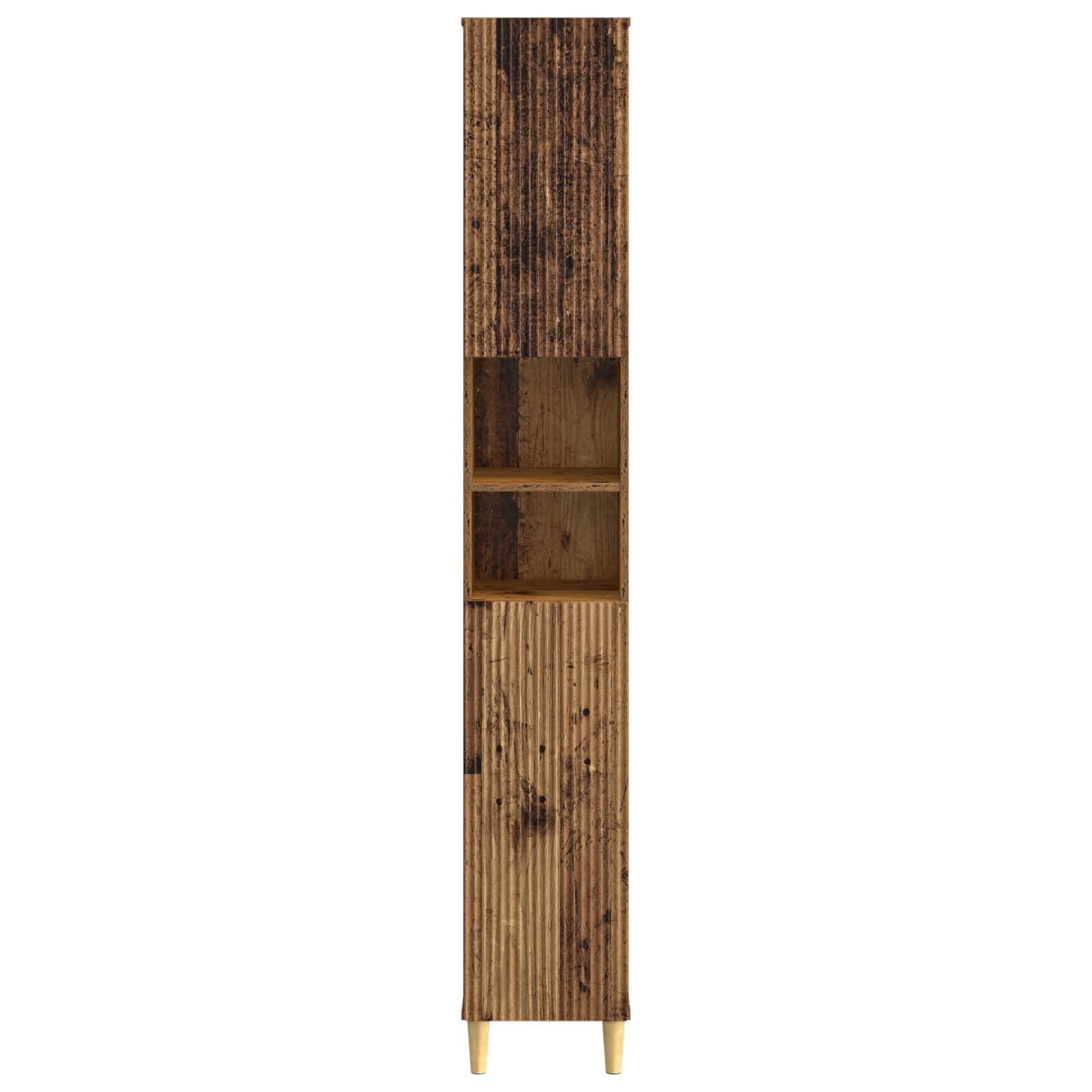 Badkamerkast met Open Plank ARNHEM Oud hout 30 x 31 x 190 cm