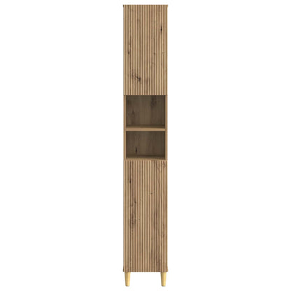 Badkamerkast met Open Plank ARNHEM Artisanaal eiken