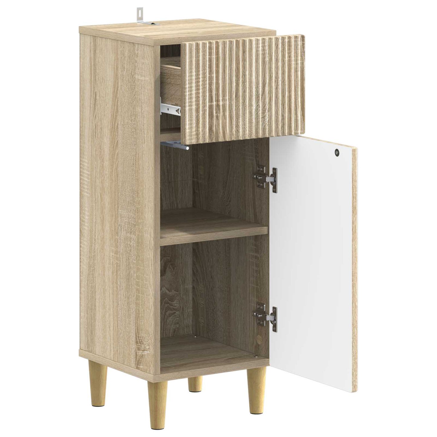 Badkamer Opbergkast ARNHEM Sonoma Eiken 30 x 31 x 80 cm