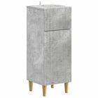 Badkamerkast 30x31x80 cm betongrijs bewerkt hout