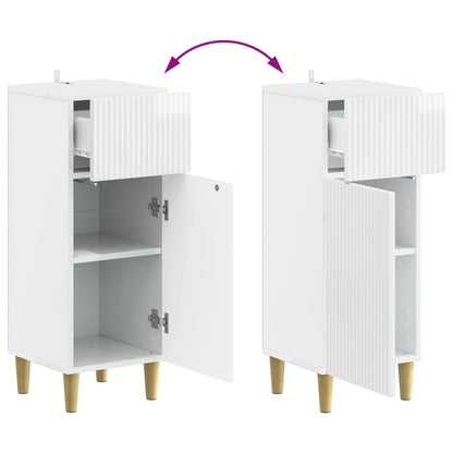 Badkamer Opbergkast ARNHEM Hoogglans Wit 30 x 31 x 80 cm