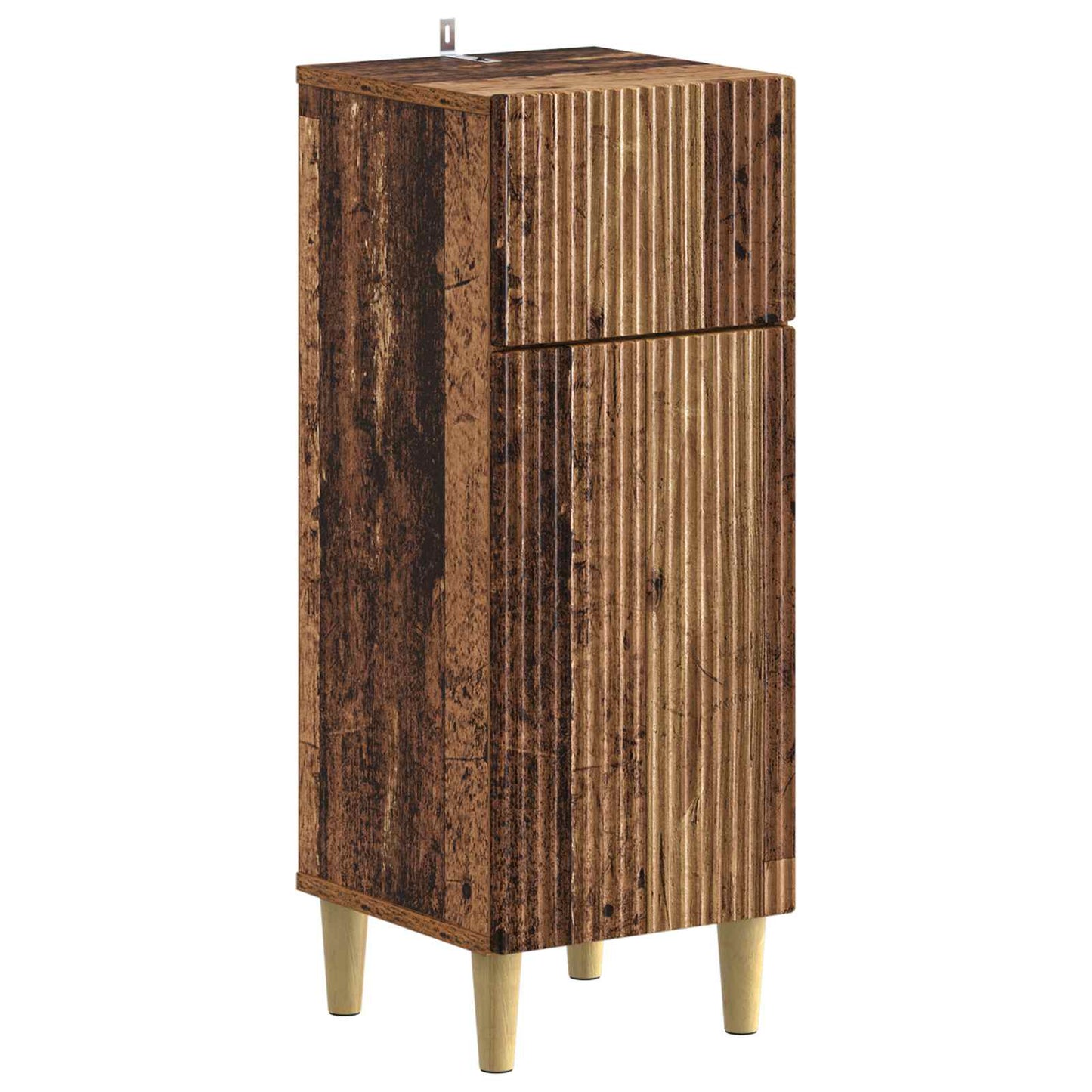 Badkamer Opbergkast ARNHEM Oud hout 30 x 31 x 80 cm