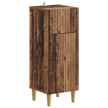 Badkamer Opbergkast ARNHEM Oud hout 30 x 31 x 80 cm