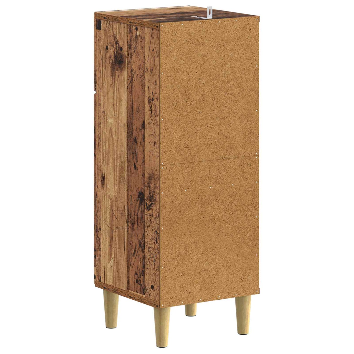 Badkamer Opbergkast ARNHEM Oud hout 30 x 31 x 80 cm