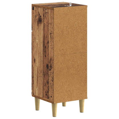 Badkamer Opbergkast ARNHEM Oud hout 30 x 31 x 80 cm
