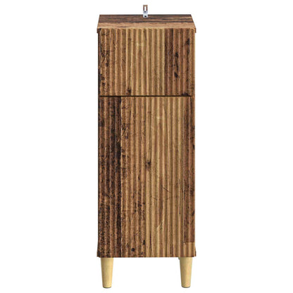 Badkamer Opbergkast ARNHEM Oud hout 30 x 31 x 80 cm
