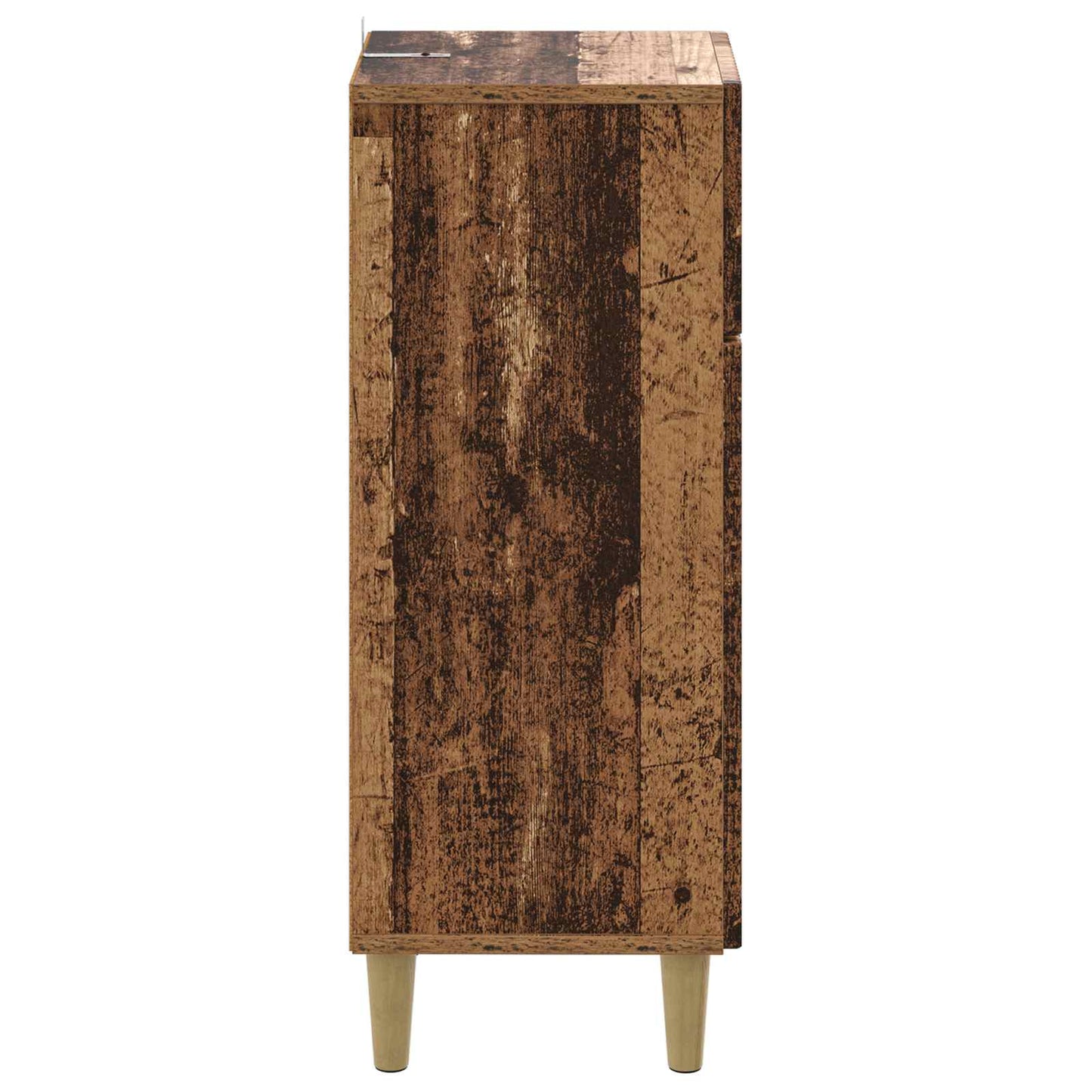 Badkamer Opbergkast ARNHEM Oud hout 30 x 31 x 80 cm