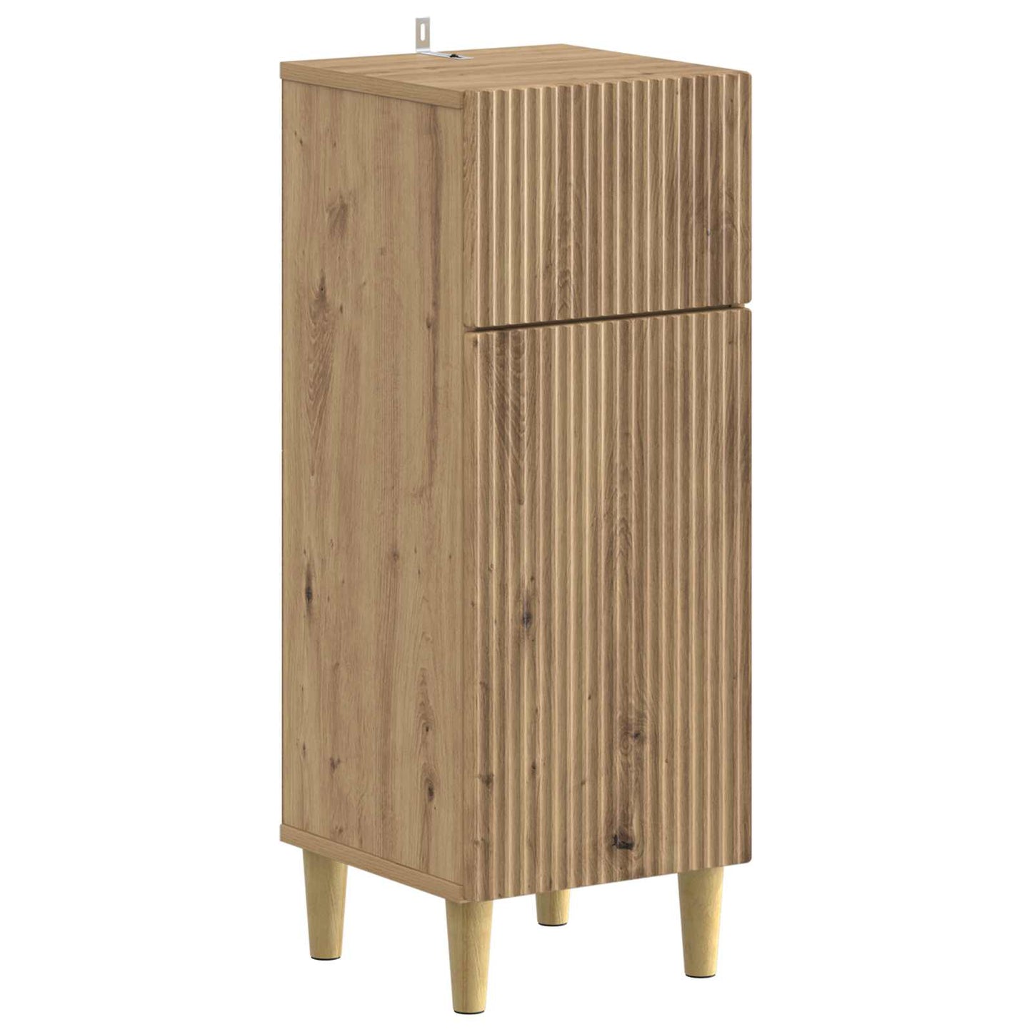 Badkamer Opbergkast ARNHEM Artisanaal eiken 30 x 31 x 80 cm