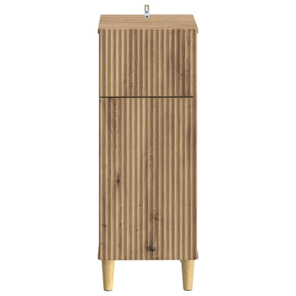 Badkamer Opbergkast ARNHEM Artisanaal eiken 30 x 31 x 80 cm