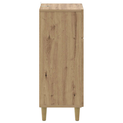 Badkamer Opbergkast ARNHEM Artisanaal eiken 30 x 31 x 80 cm