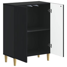 Badkamer Opbergkast ARNHEM Zwart 59,5 x 31 x 80 cm Bewerkt hout