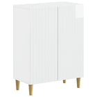 Badkamerkast 59,5x31x80 cm hoogglans wit