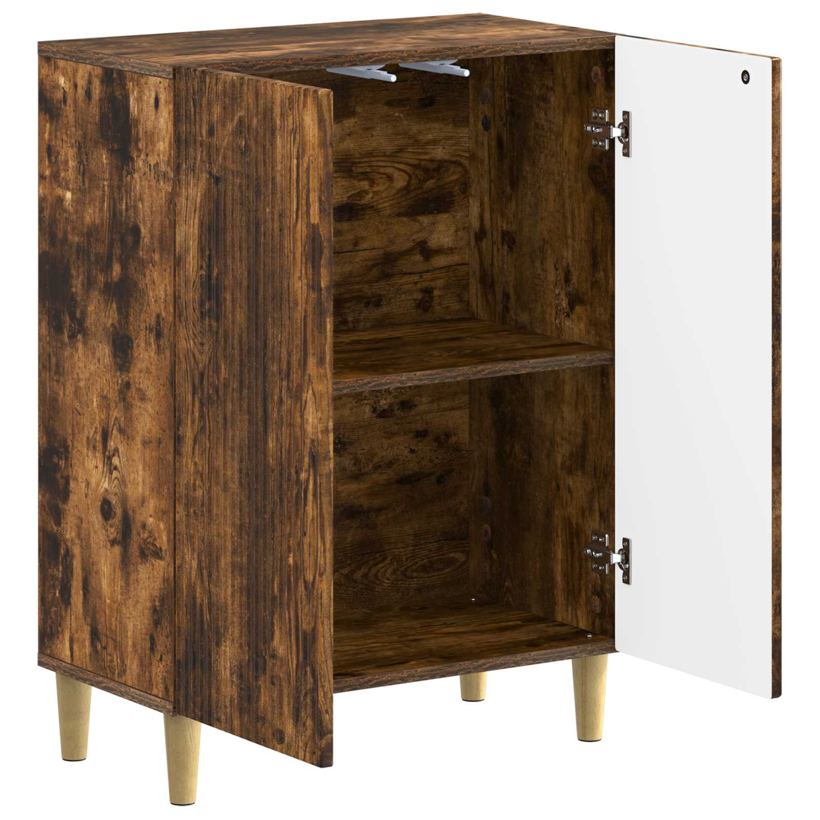 Badkamer Opbergkast ARNHEM Gerookt eiken 59,5 x 31 x 80 cm