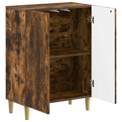 Badkamer Opbergkast ARNHEM Gerookt eiken 59,5 x 31 x 80 cm