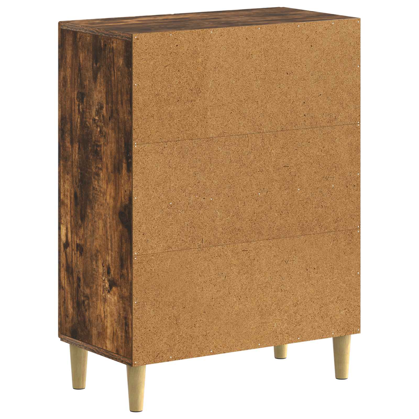 Badkamer Opbergkast ARNHEM Gerookt eiken 59,5 x 31 x 80 cm