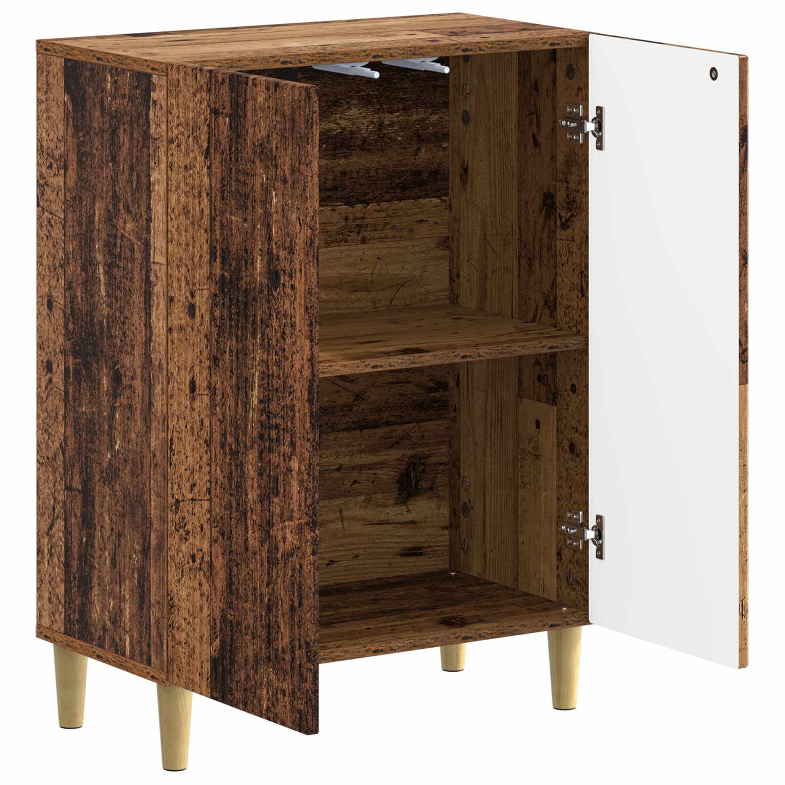 Badkamer Opbergkast ARNHEM Oud hout 59,5 x 31 x 80 cm