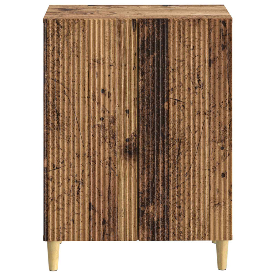 Badkamer Opbergkast ARNHEM Oud hout 59,5 x 31 x 80 cm