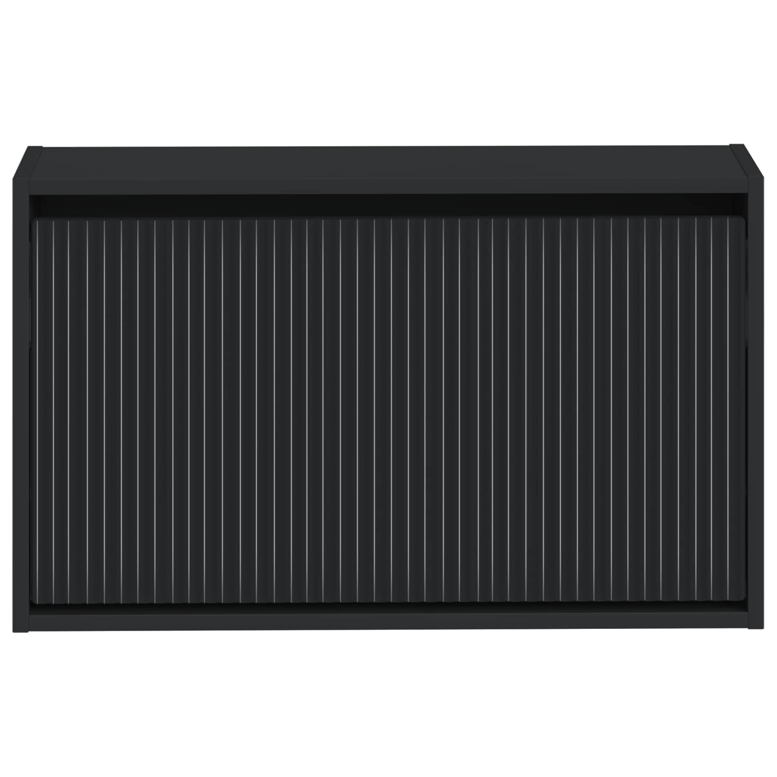 Wandgemonteerde Schoenkast ARNHEM 71 x 17 x 43 cm Bewerkt hout