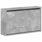 Wandgemonteerde schoenkast ARNHEM 71x17x43 cm bewerkt hout