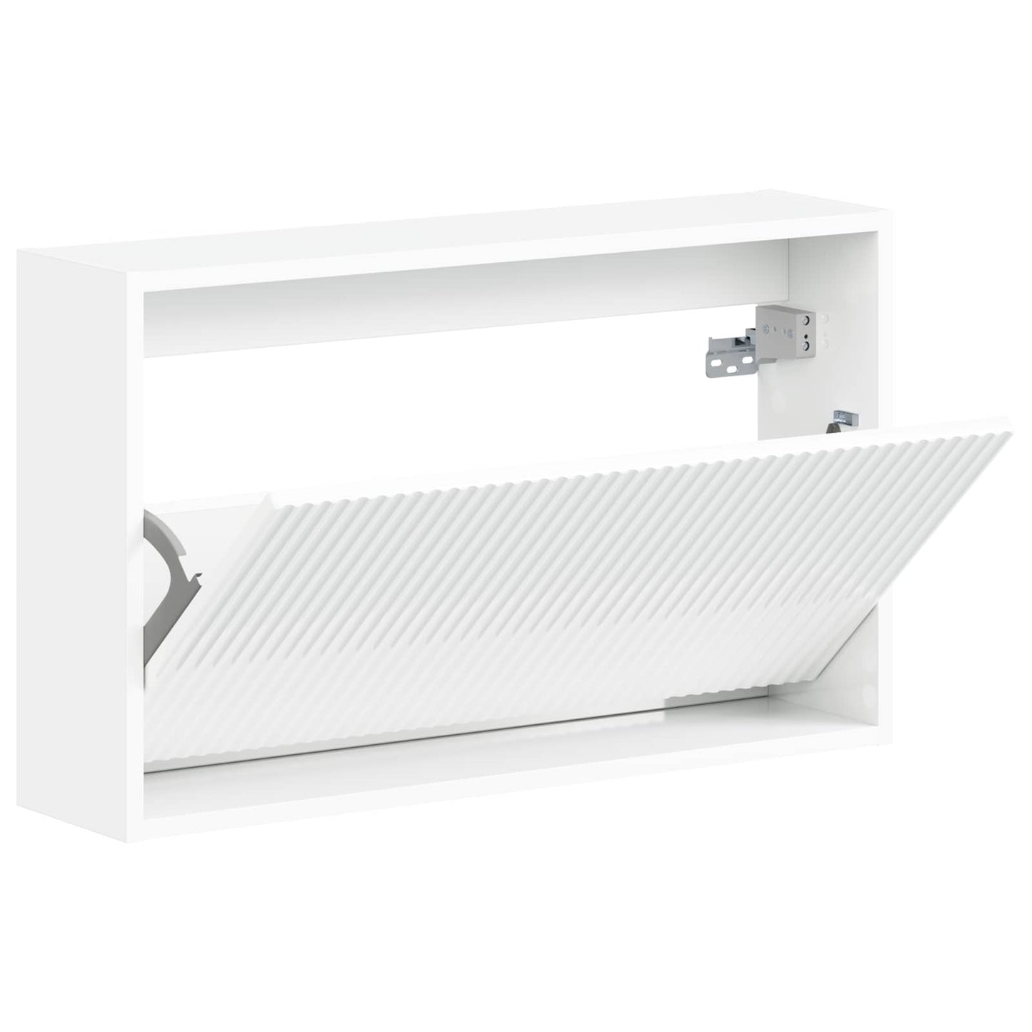 Wandgemonteerde Schoenkast ARNHEM 71 x 17 x 43 cm Bewerkt hout