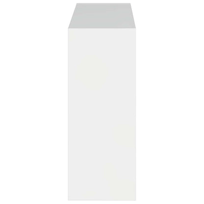 Wandgemonteerde Schoenkast ARNHEM 71 x 17 x 43 cm Bewerkt hout