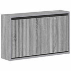 Wandgemonteerde schoenkast 71x17x43 cm grijs sonoma bewerkt hout