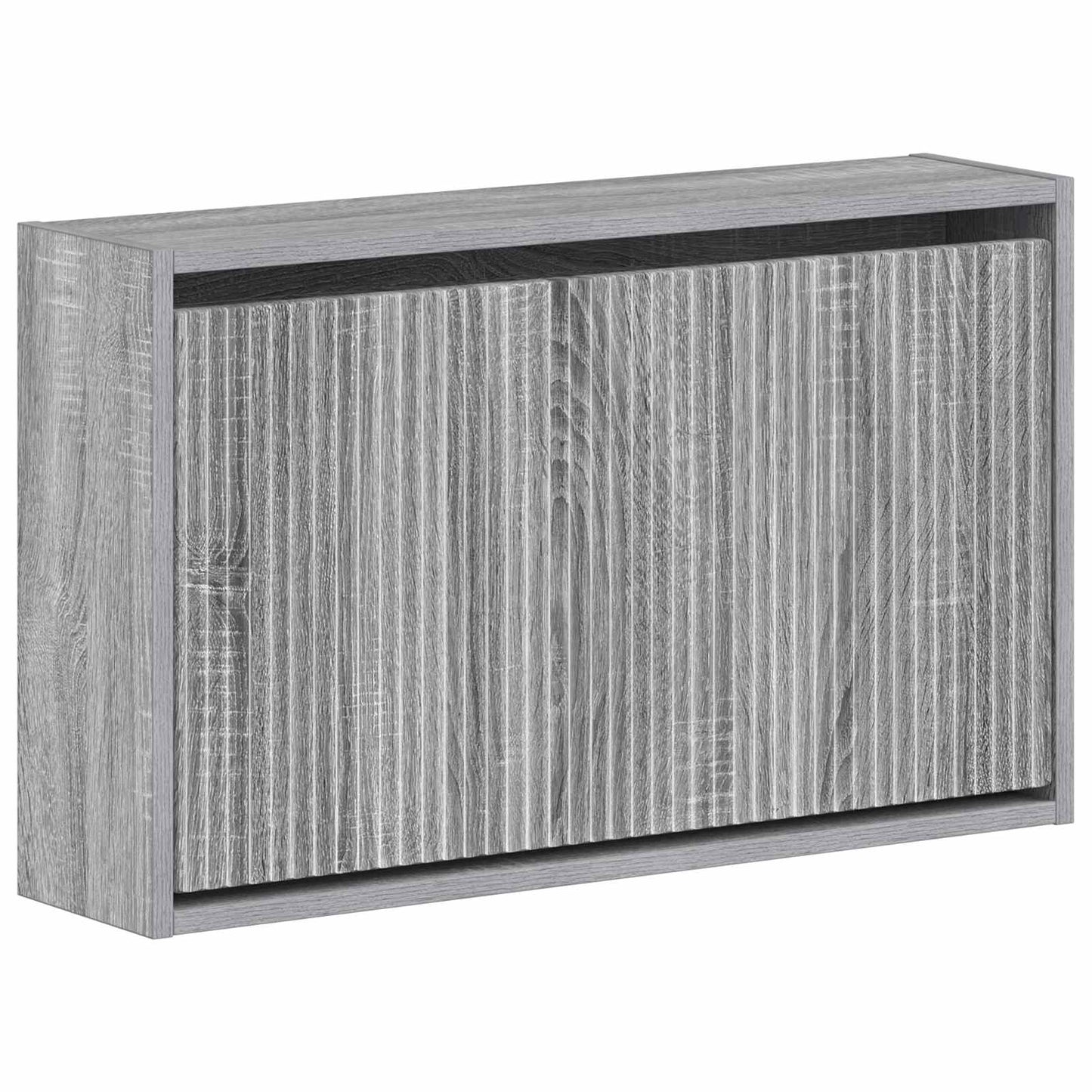 Wandgemonteerde Schoenkast ARNHEM 71 x 17 x 43 cm Bewerkt hout